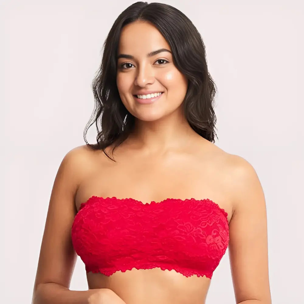 Unpadded Tube Bra with Adjustable Straps for Women Snazzyway