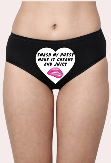 "Personalized Love Note Naughty Panty - Boldlior