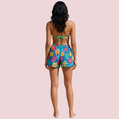 Sporty Minimalist Crochet-Look String Bikini soutien (Top Only) Snazzyway