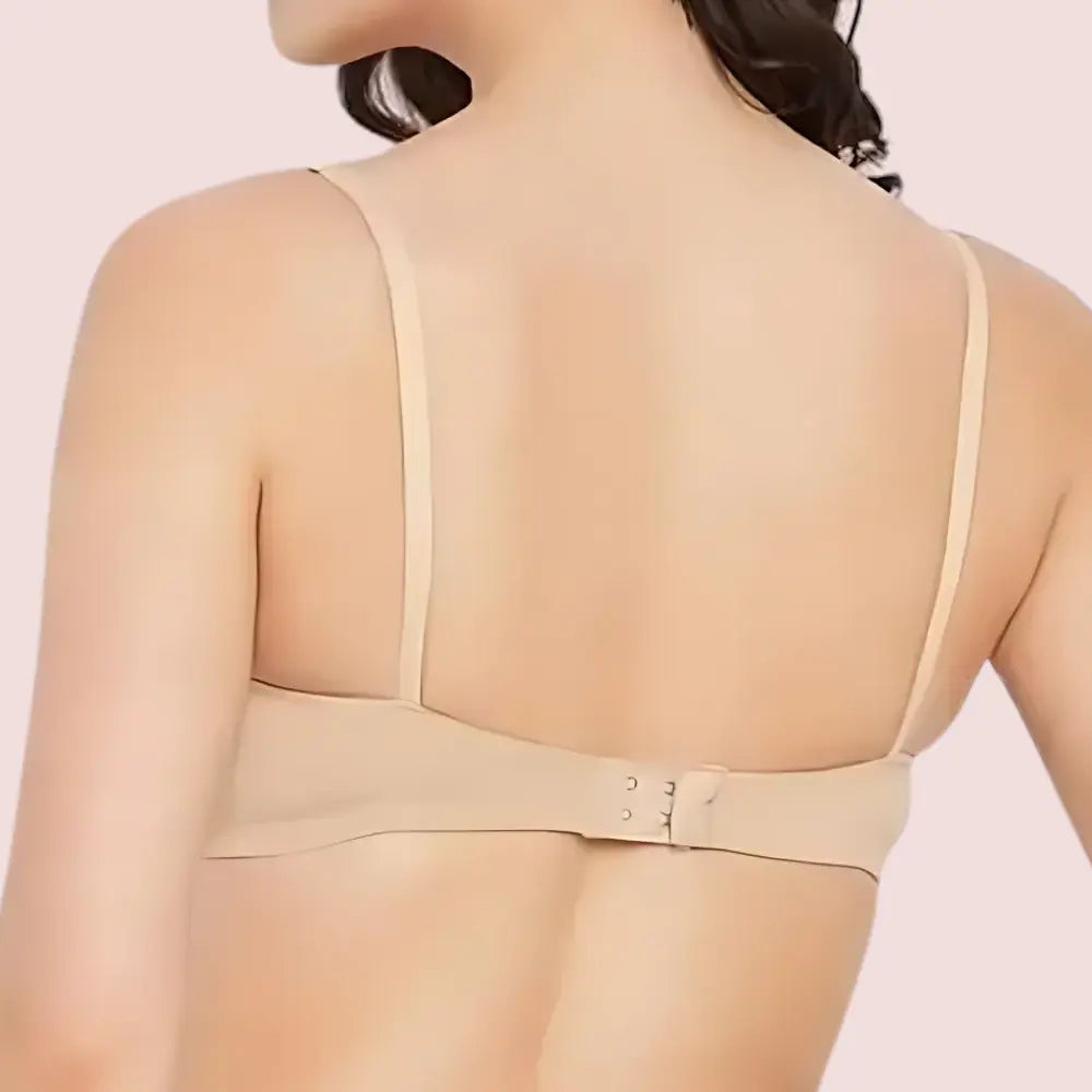 Nude Grace Non-Wired Padded Push-Up Bra Snazzyway