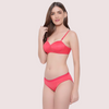 Non - Wired Cotton Push - Up Bra Panty for Women (2 pack) - Boldlior