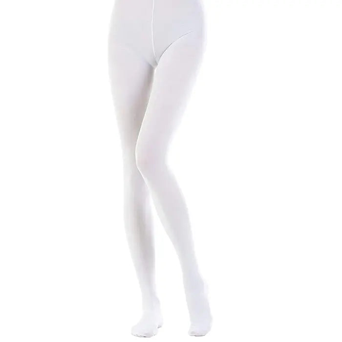 White black pantyhose soft seam women tights pack of 2 Snazzyway