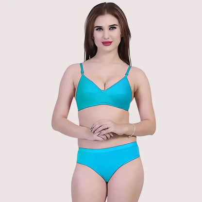 Women's Non-Padded Bra Panty Set (2 pack) Snazzyway