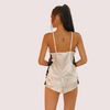 French Daina Classic Silk Satin lounge set - Boldlior
