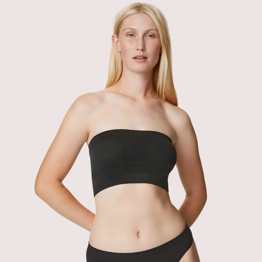 Non-Wired Seamless Tube Bra Panty Set for Daily Wear Snazzyway