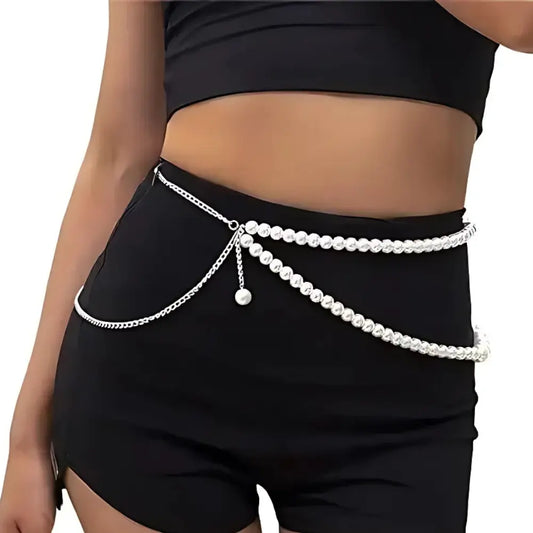 Sensuelle Pearl Radiance waist chain Sensuelle jewellery