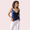 Elegant Cowl Neck Silk Camisole for Women - Boldlior