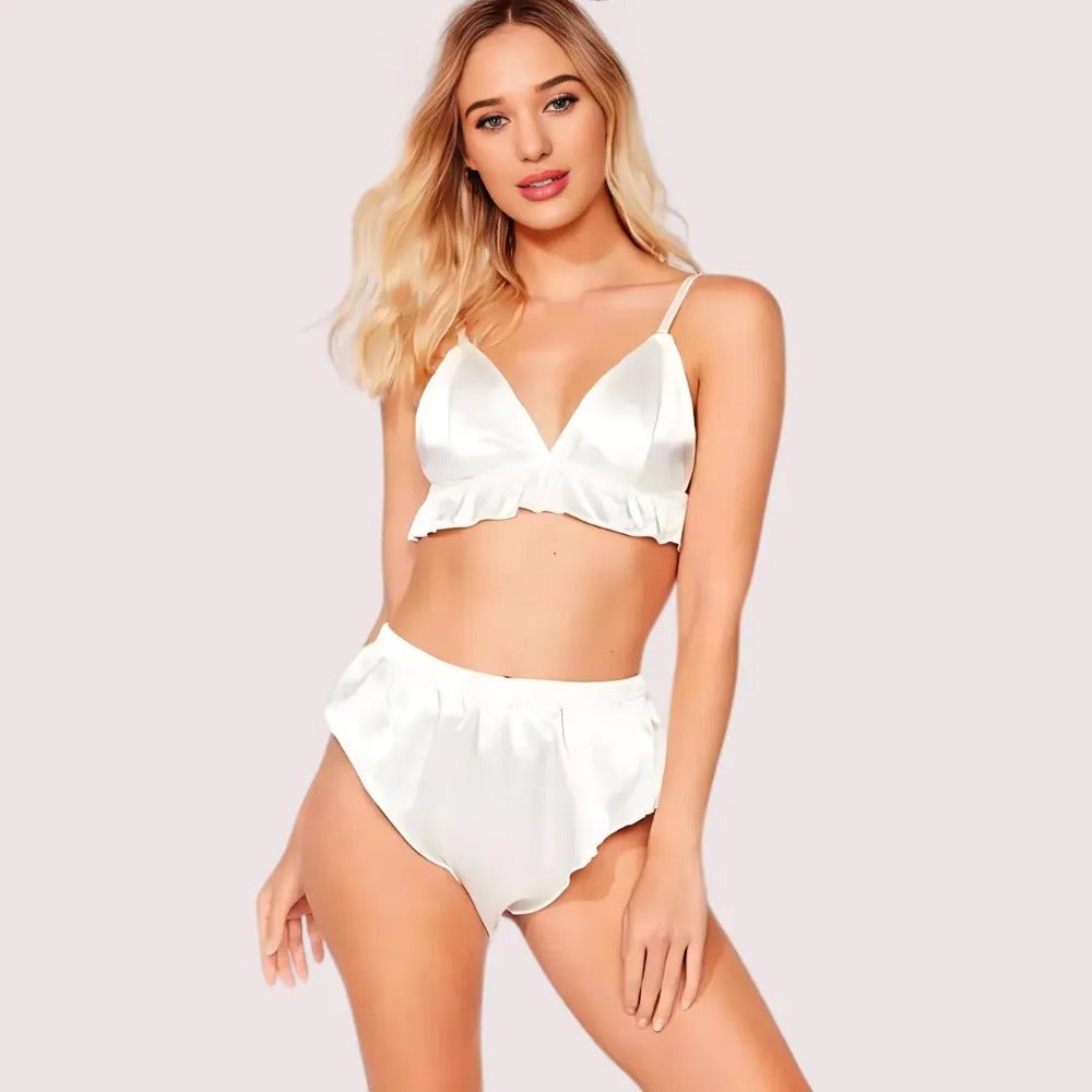Stylish Pure Silk Bra Set for Modern Women - Boldlior