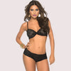 For My Love Black Fully Transparent Bra Set - Boldlior