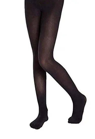 Women  black semi  pantyhose tights Snazzyway