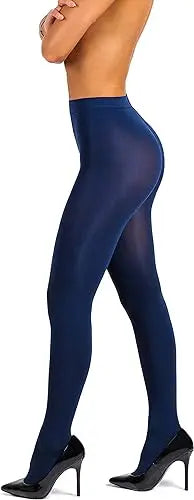 Women's Navy Blue Pantyhose Stockings Snazzyway