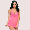 Sheer Lace Babydoll with Matching G - string - Boldlior