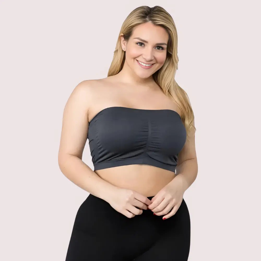 2-Pack Sexy Tube Bandeau Bra Tops for Women Snazzyway