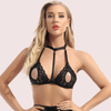 Romantic Sheer Lace Open Nipple Bralette - Boldlior
