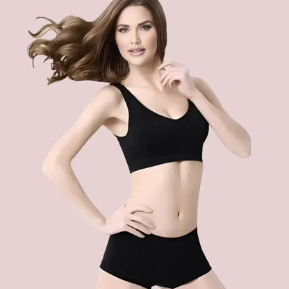 Urban Pulse Performance Sports Bra and Boyshort Set Snazzyway