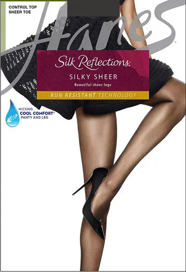 Hanes Silk Reflections Perfect Comfort Flex Pantyhose Snazzyway