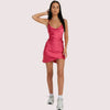Sensual Satin Elegance Partywear Dress - Boldlior