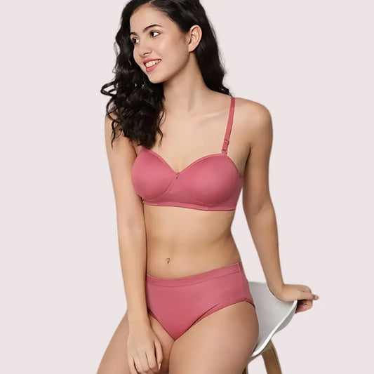 Casual Chic Cotton Bra Panty Set (2 pack) Snazzyway