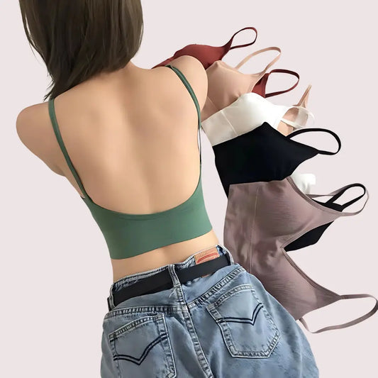 2 Pack Medium impact padded Sports bra Snazzyway