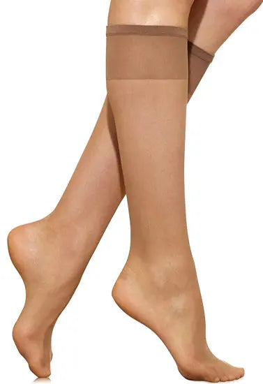 3 Pairs Knee high Smooth Stocking By Marks & Spencer Snazzyway