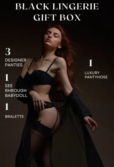 Midnight Muse Black Lingerie Gift Box Snazzyway