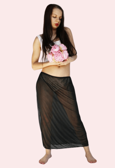 Sheer Underskirt Petticoat for Plus Size Ladies - Boldlior