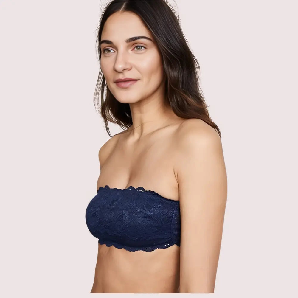 Sexy Tube Bandeau Bra Top in Striking Cobalt Snazzyway
