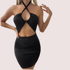 Elegant Black Intimate Babydoll Dress - Boldlior