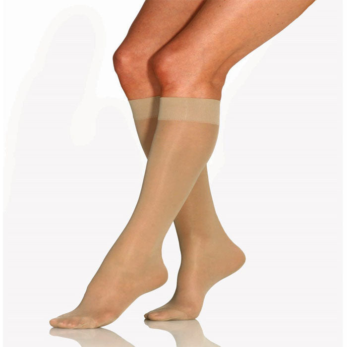 ANFANNA Ultra Soft Knee High Socks - One Size / Beige