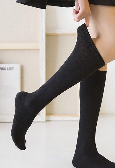 Ankle length black unisex comfortable socks pack of 3 - Black / One Size