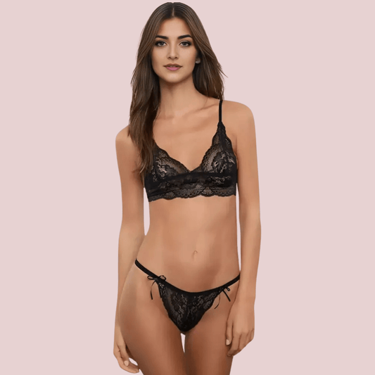 Bliss Veil Bralette & Brazilian - Boldlior