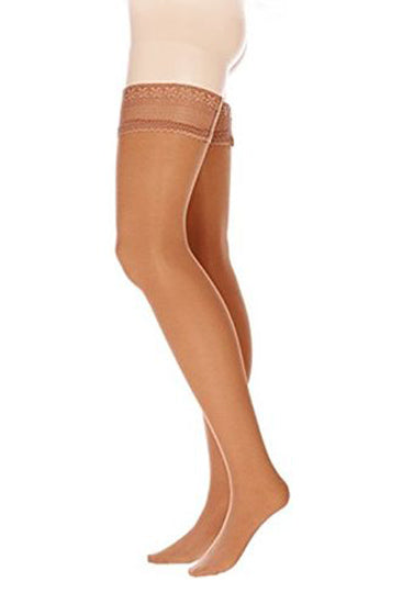 Brown stylish everyday ultra soft women stockings - Brown / One Size