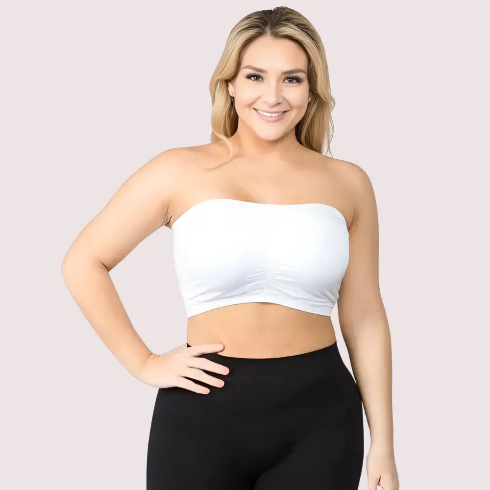 2-Pack Tube Bandeau Bra Tops for Women Snazzyway