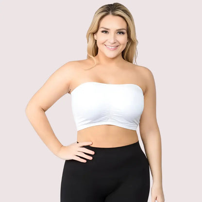 2-Pack Tube Bandeau Bra Tops for Women Snazzyway