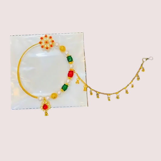 Chic Gold-Plated Nose Ring with a Minimalist Chain - Golden