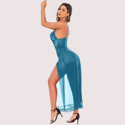 Chic Women’s Babydoll Lingerie in Blue