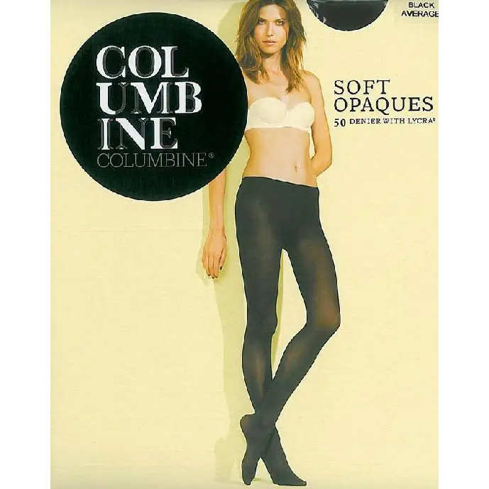 Columbine SOFT OPAQUES 50 Pantyhose/Tights - Chocolate / One Size