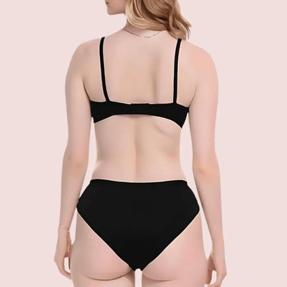 Comfort Bliss 2 - Pack Lightly Padded Bra & Panty Set - Boldlior