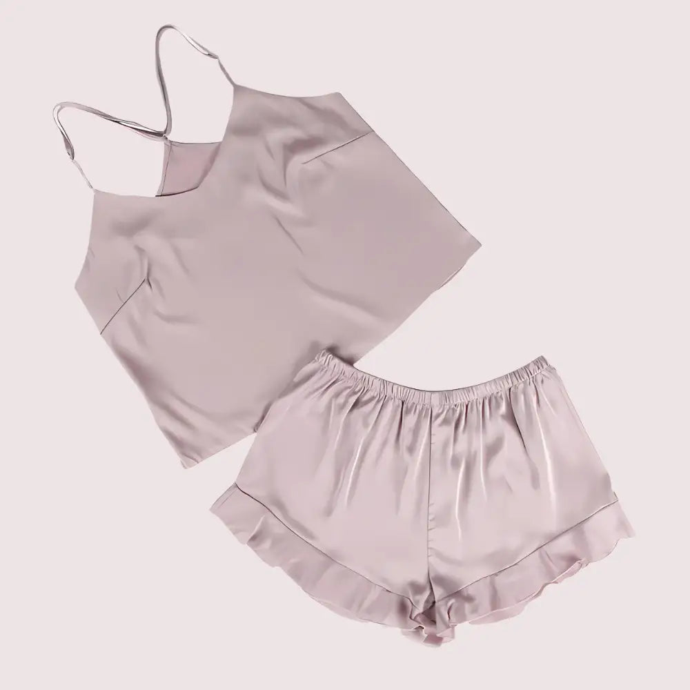 Comfortable Plus Size Cami Shorts Sleepwear Set