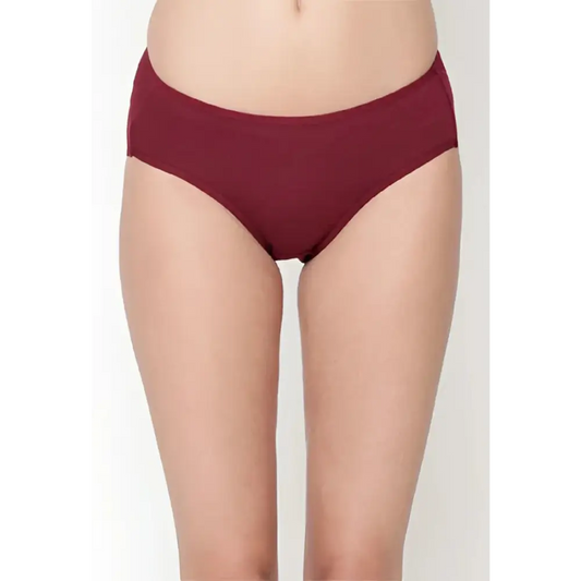 Comfy Snazzy Way Women’s Best Fitting Plus Size Maroon Cotton Panties(Pkt of 2)