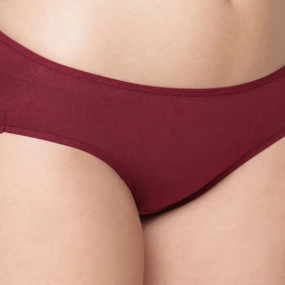 Comfy Snazzy Way Women’s Best Fitting Plus Size Maroon Cotton Panties(Pkt of 2)