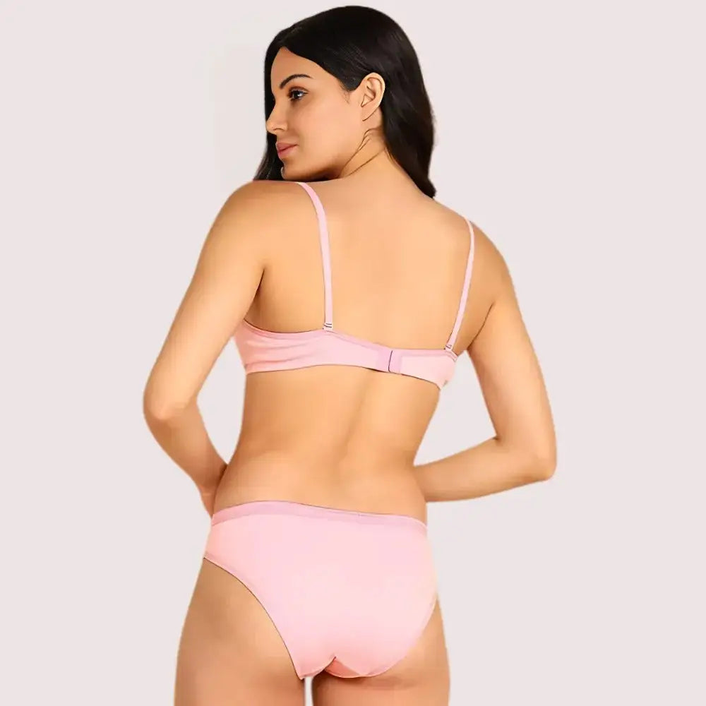 Cozy Cotton Intimates Bra Panty Set (2 pack)