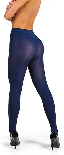 Women's Navy Blue Pantyhose Stockings Snazzyway