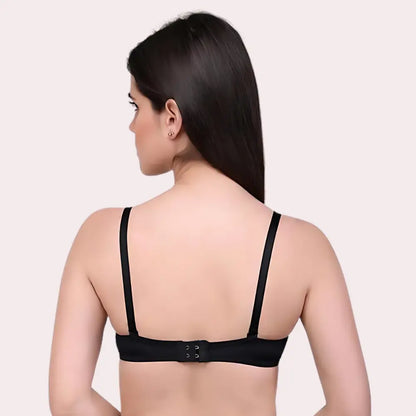 Silken Lift Demi Cup Underwired Support Bras – Pack of 2 (Assorted Colors) Snazzyway