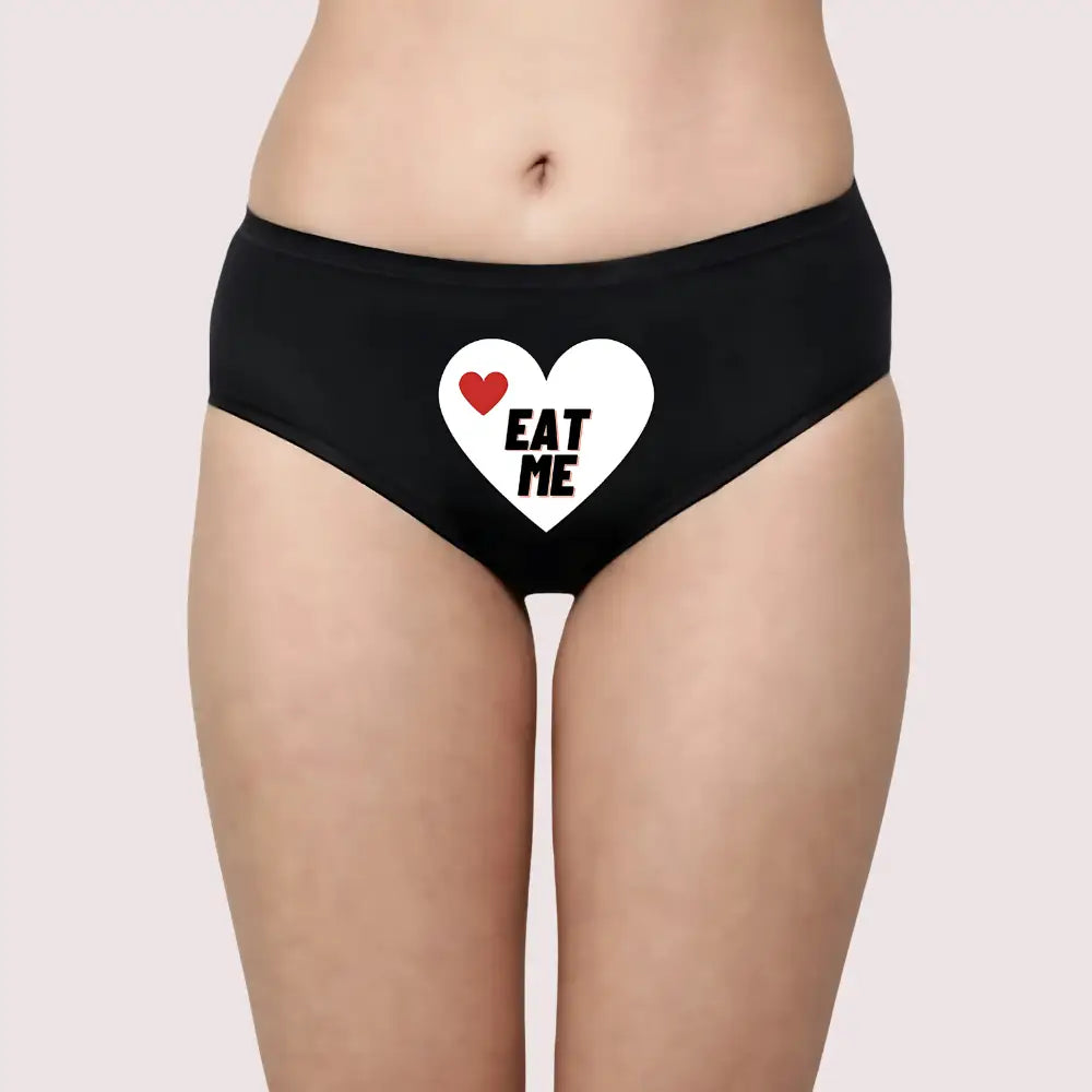 Eat Me Printed Hipster Panty Gift Pack
