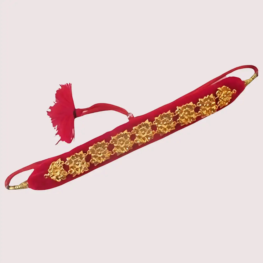 Elegant Kumauni Necklace – Handcrafted Jewelry - Golden