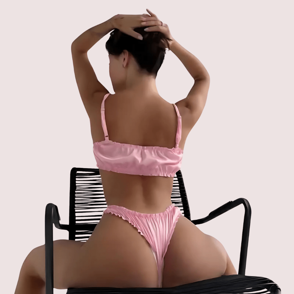 Elegant Pure Silk Bra Set for Comfort - Boldlior