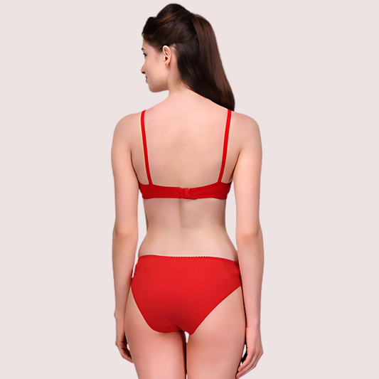 ’Elegant’ Solid Color Bra Sets (Pk of 3)
