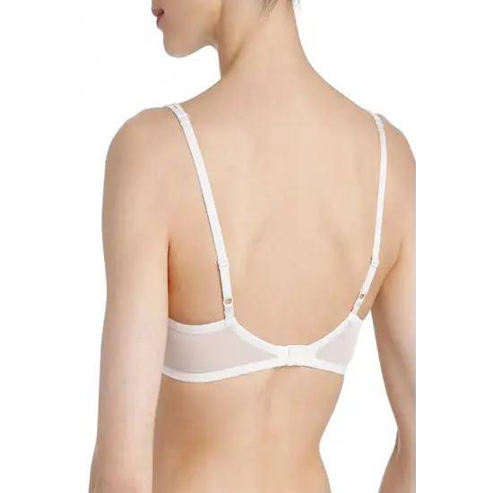 Everyday Wear Chicken Work White Bra(Pack Of 2)