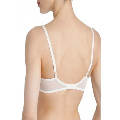 Everyday Wear Chicken Work White Bra(Pack Of 2)